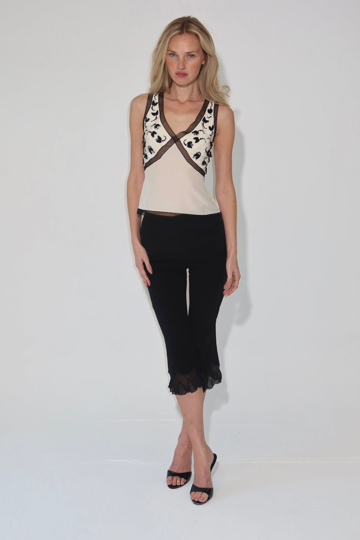 S/S 2000 silk capri set
