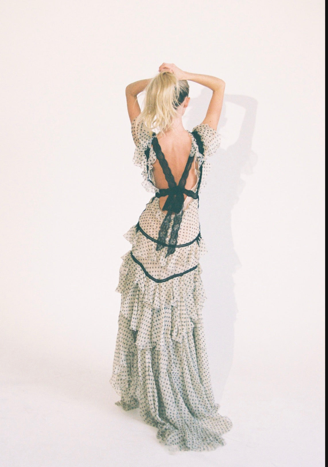 S/S 2017 RC runway ruffle gown