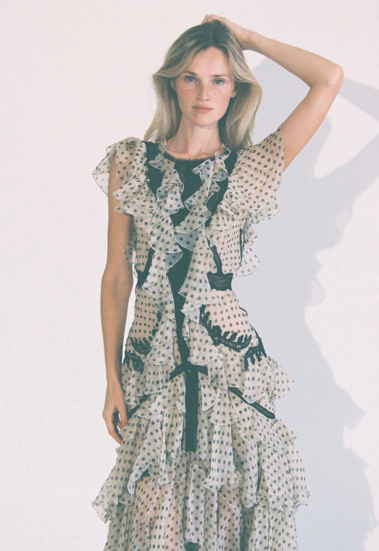 S/S 2017 RC runway ruffle gown