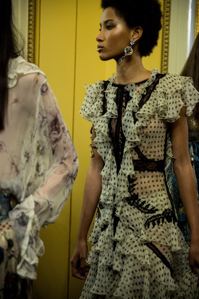 S/S 2017 RC runway ruffle gown