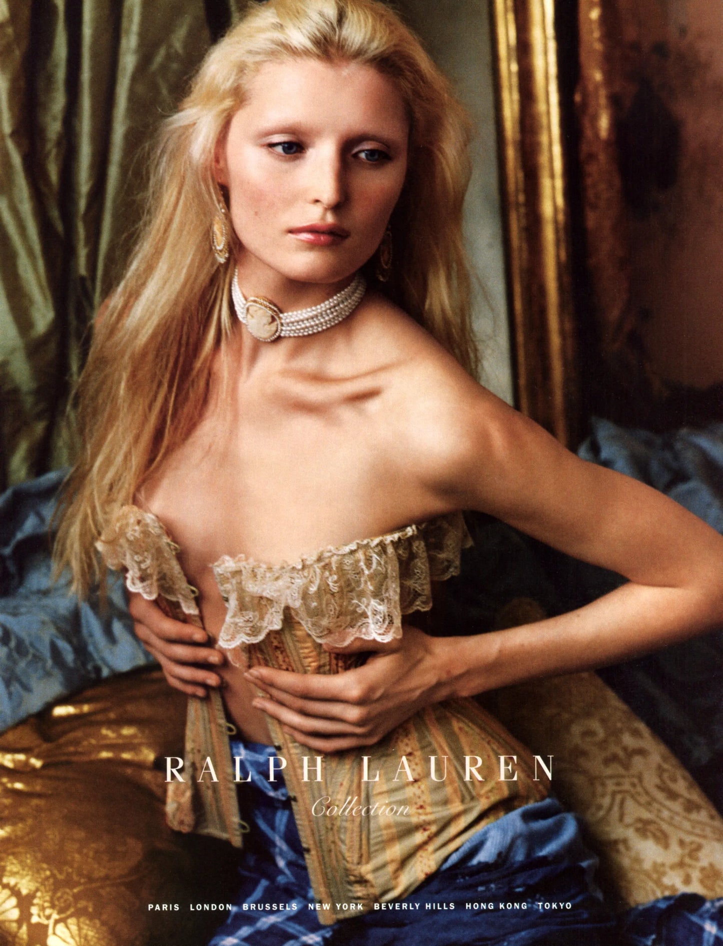 RL S/S 2003 runway corset set