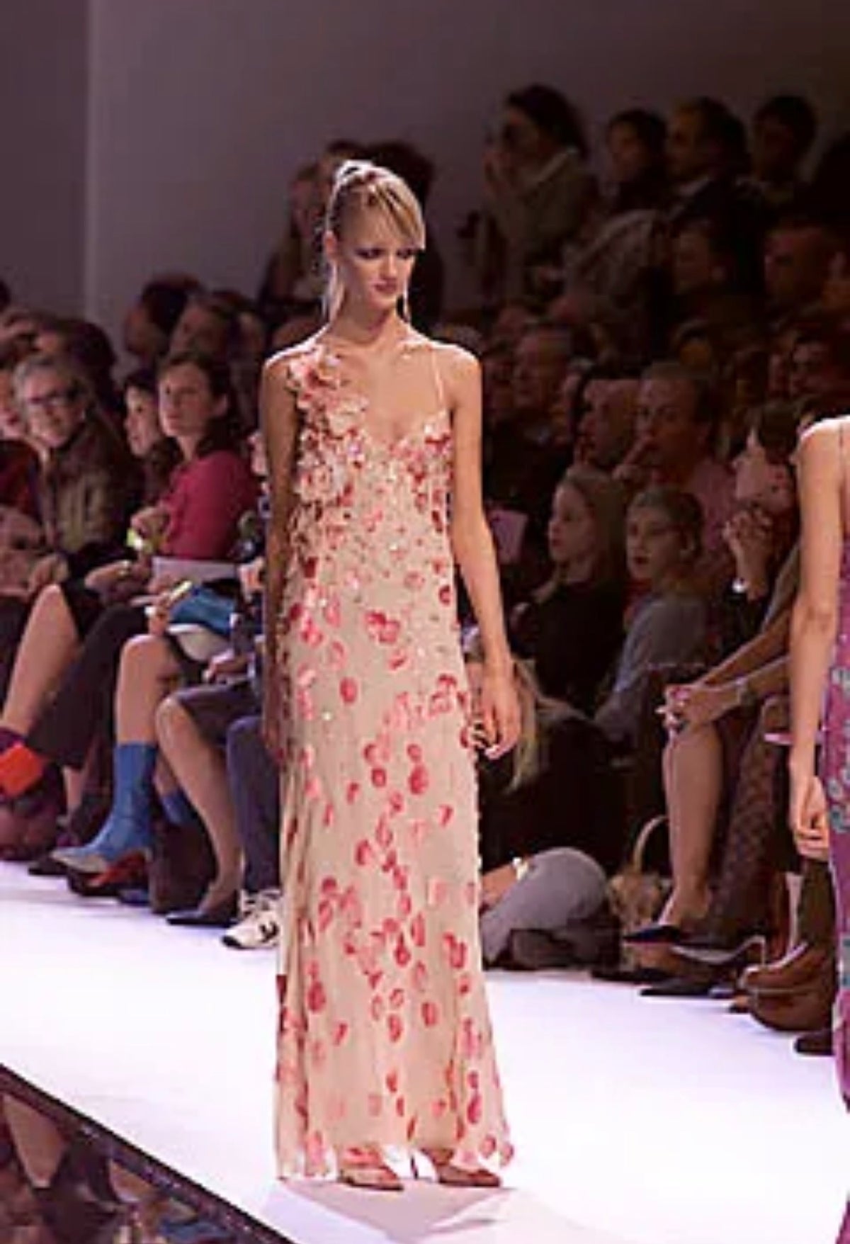 S/S 2001 runway & campaign embellished gown