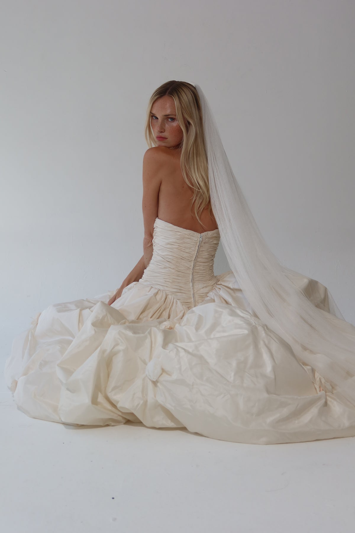Loris Azzaro wedding gown