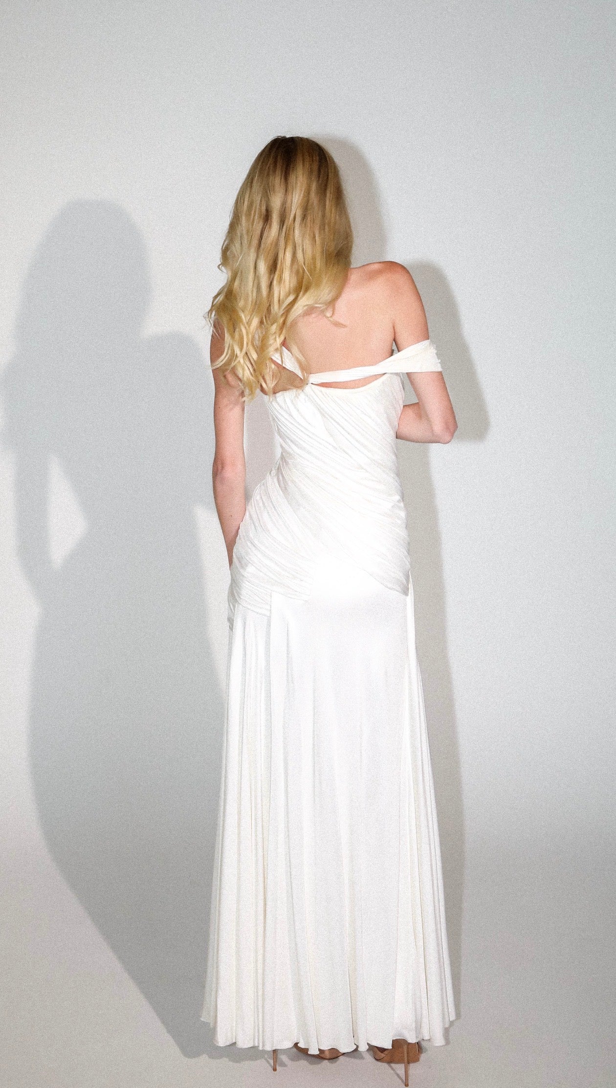 Early 2000’s silk corset gown