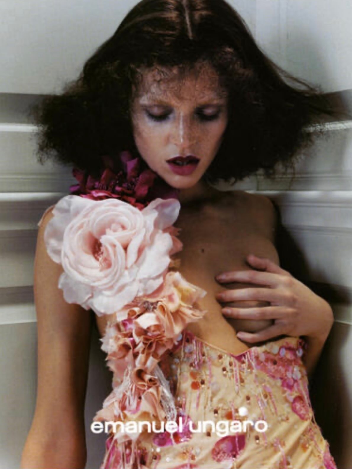 S/S 2001 runway & campaign embellished gown