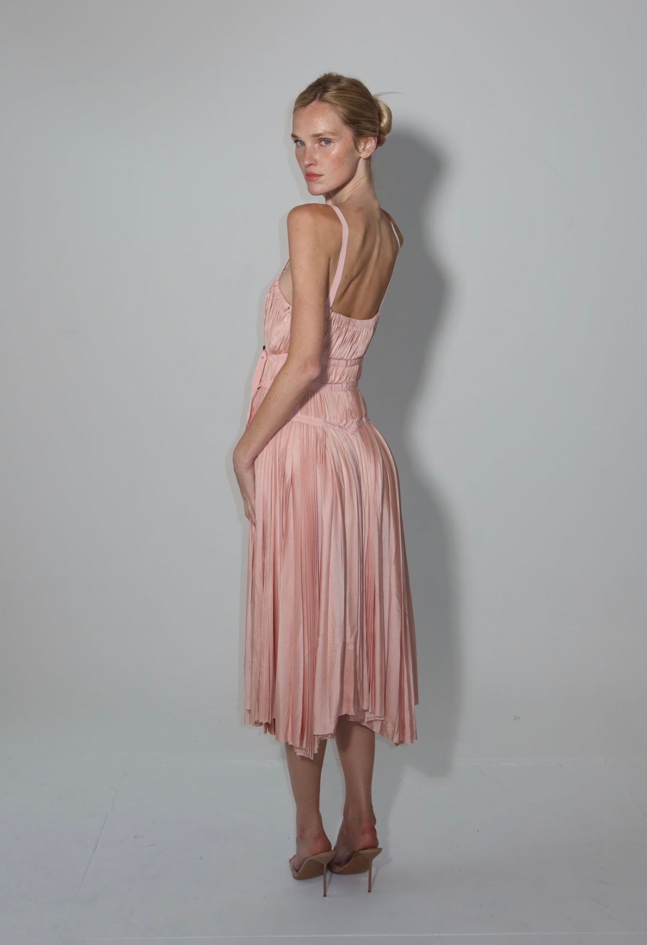 F/W 2002 runway pink dress