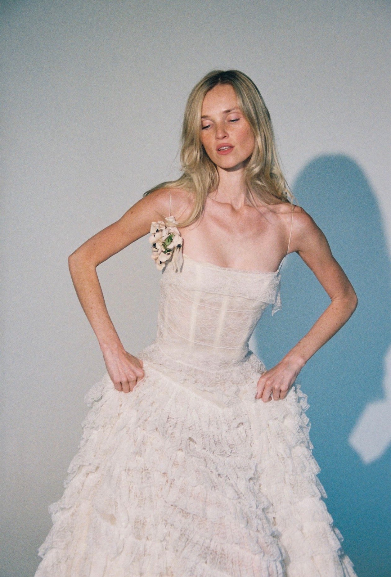 Roberto Cavalli runway F/W 2007 lace gown
