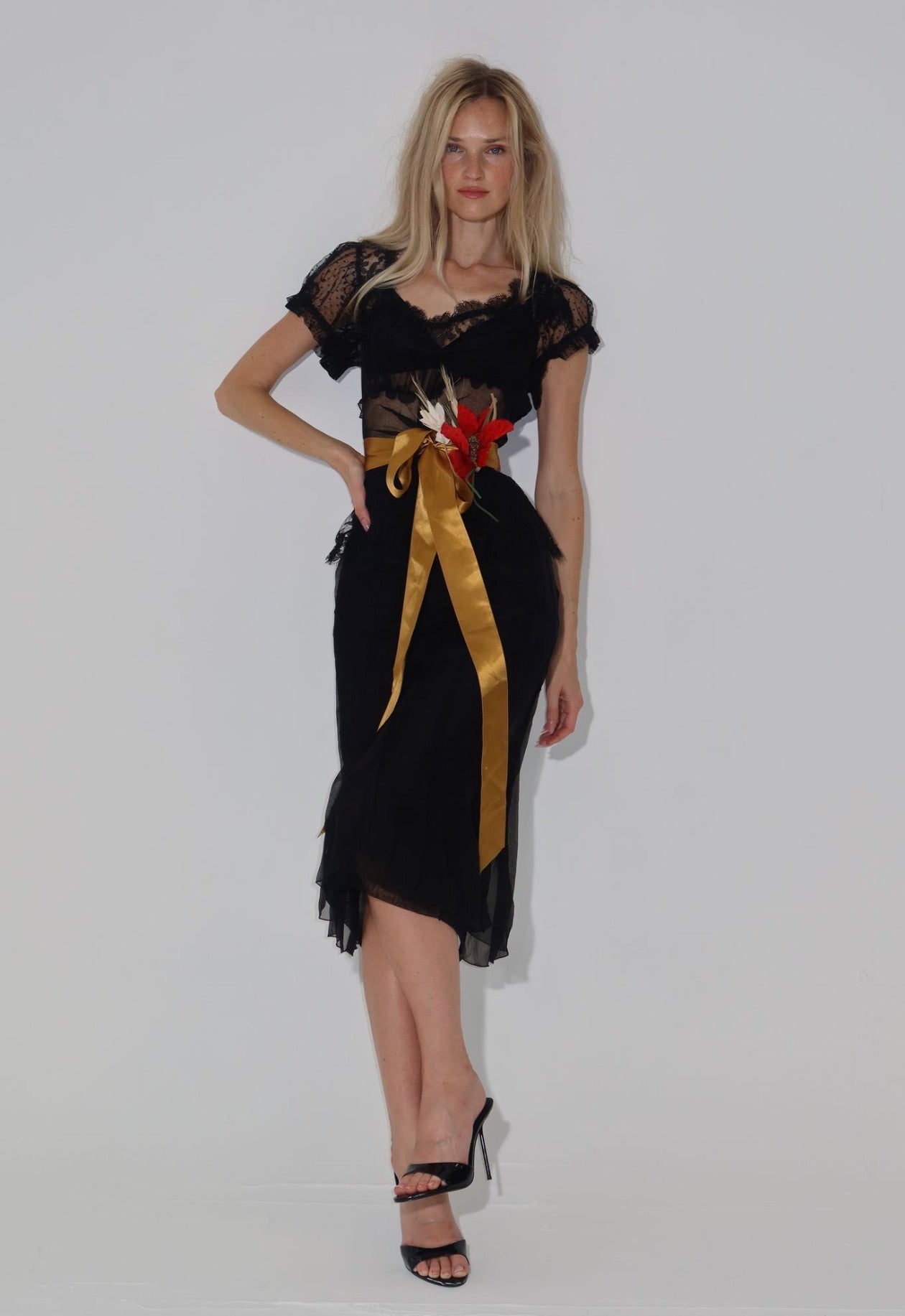 S/S 2006 runway black dress