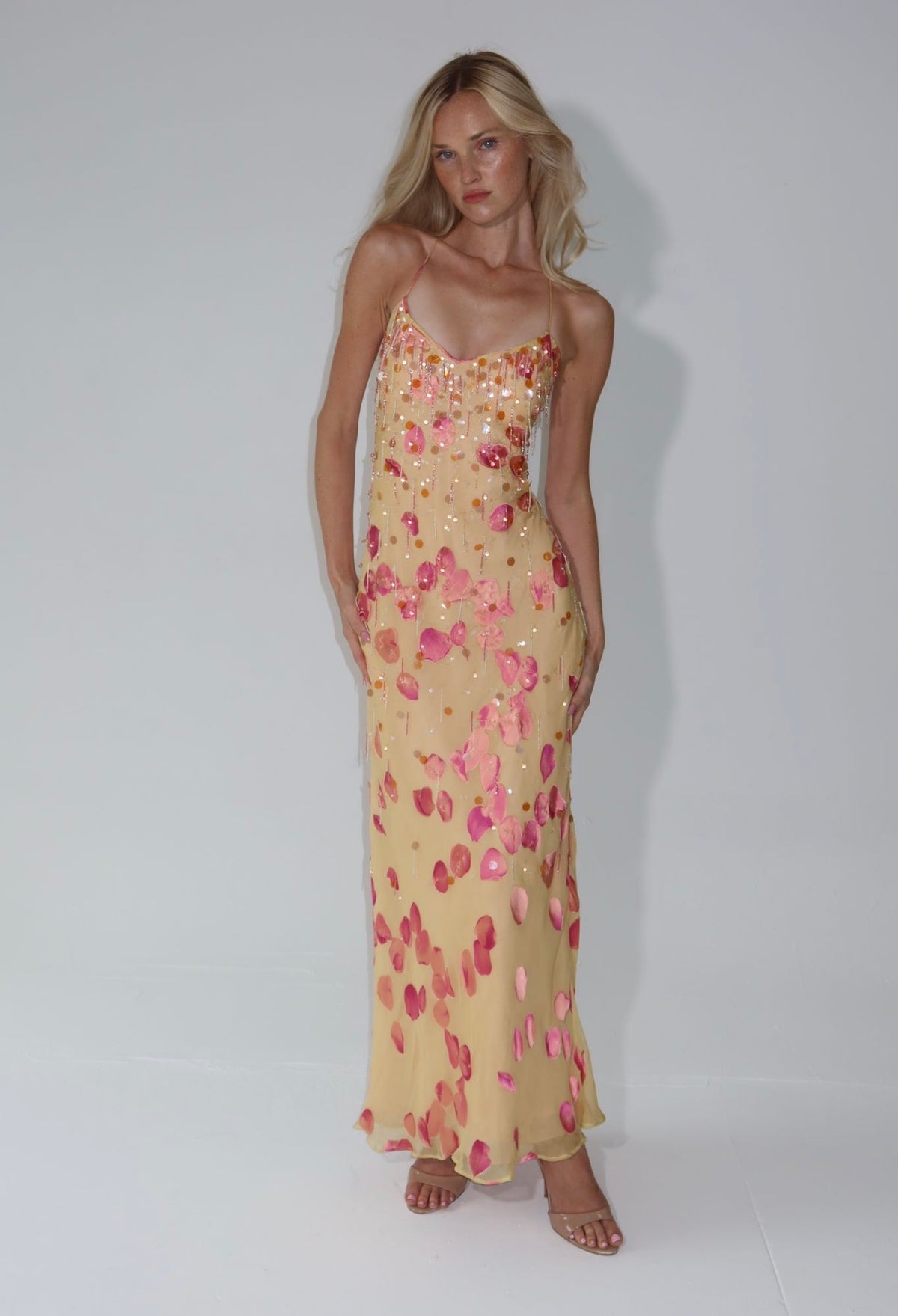 S/S 2001 runway & campaign embellished gown