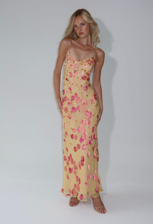 S/S 2001 runway & campaign embellished gown