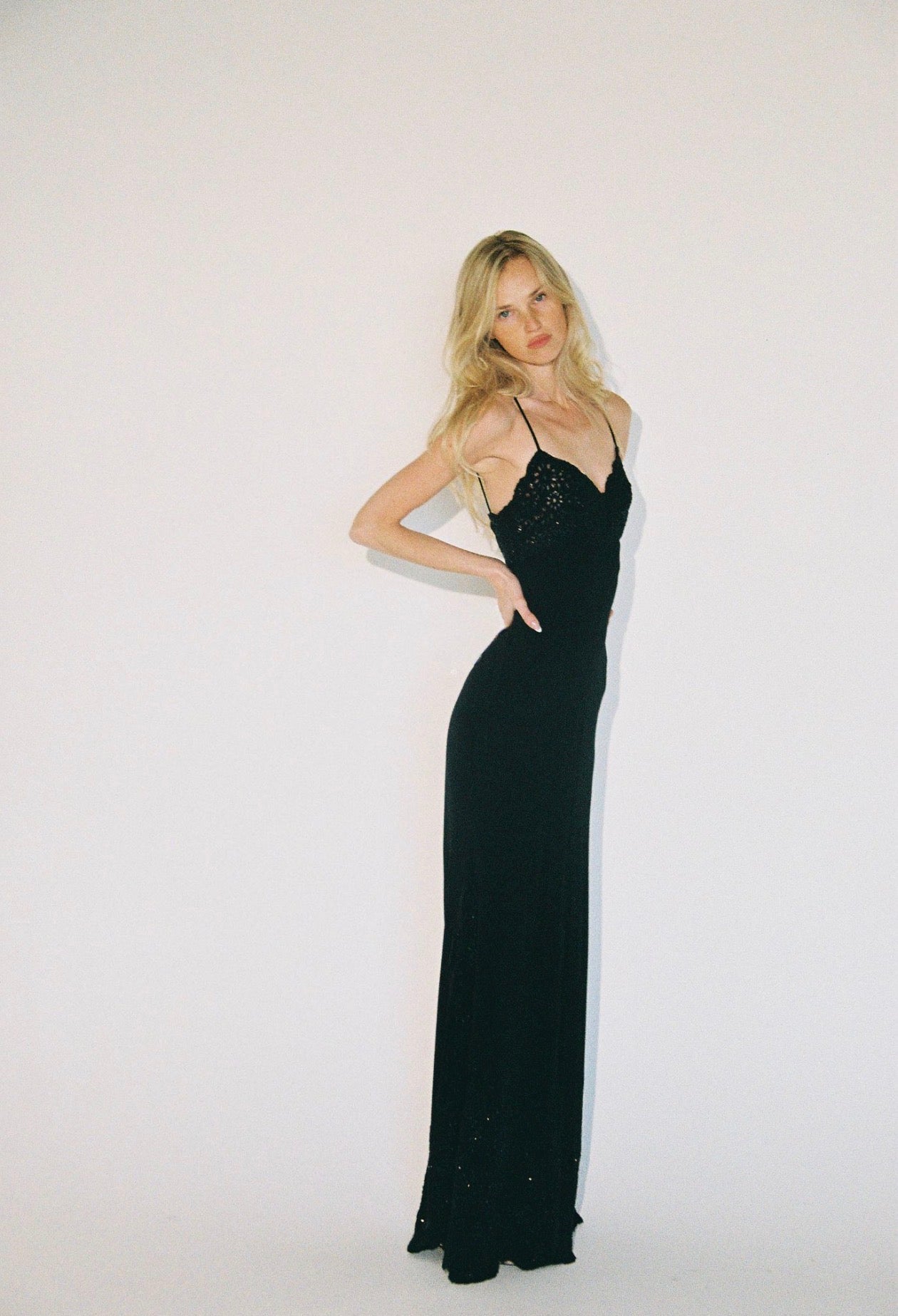 S/S 1998 runway beaded gown