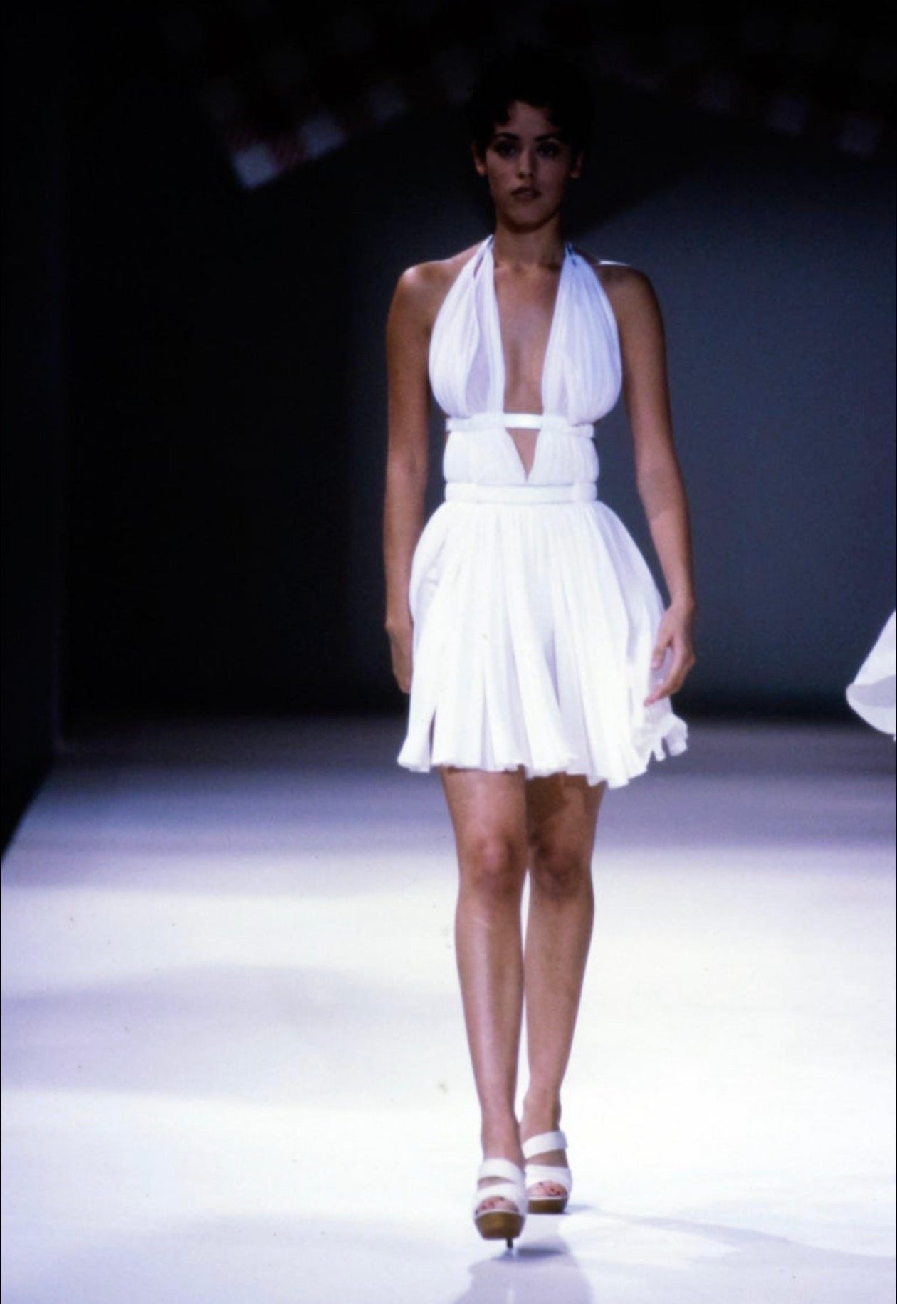 S/S 1991 rare coral halter dress