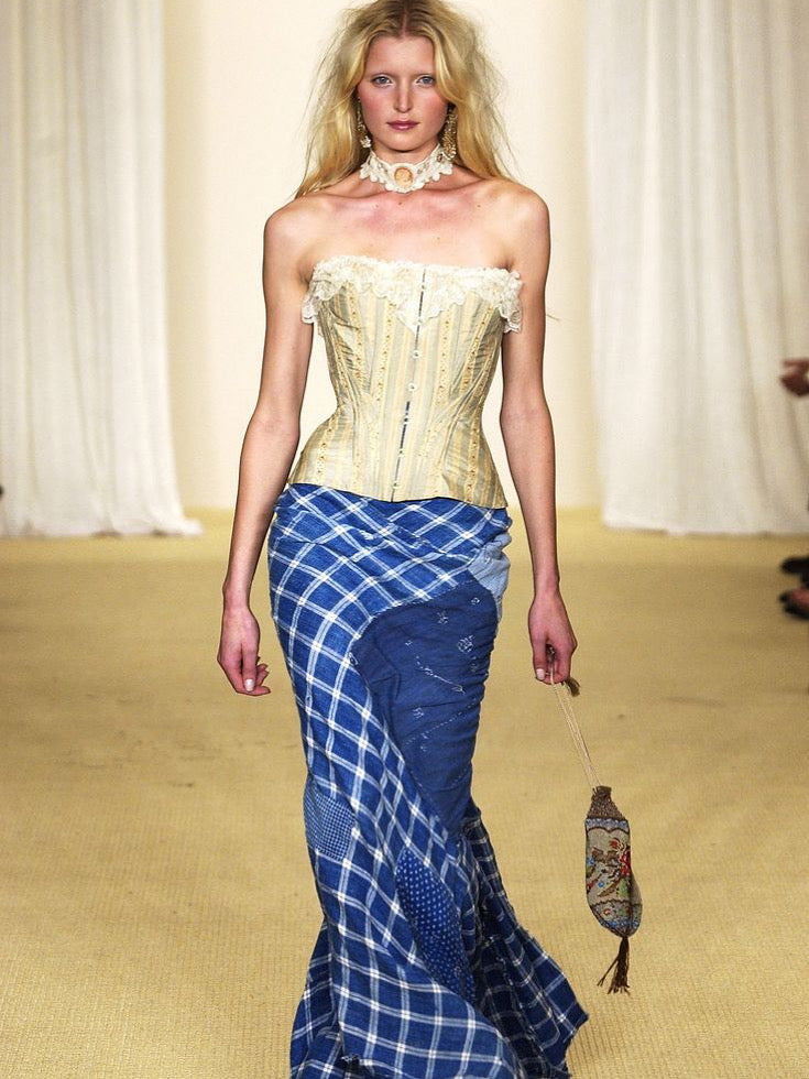 RL S/S 2003 runway corset set