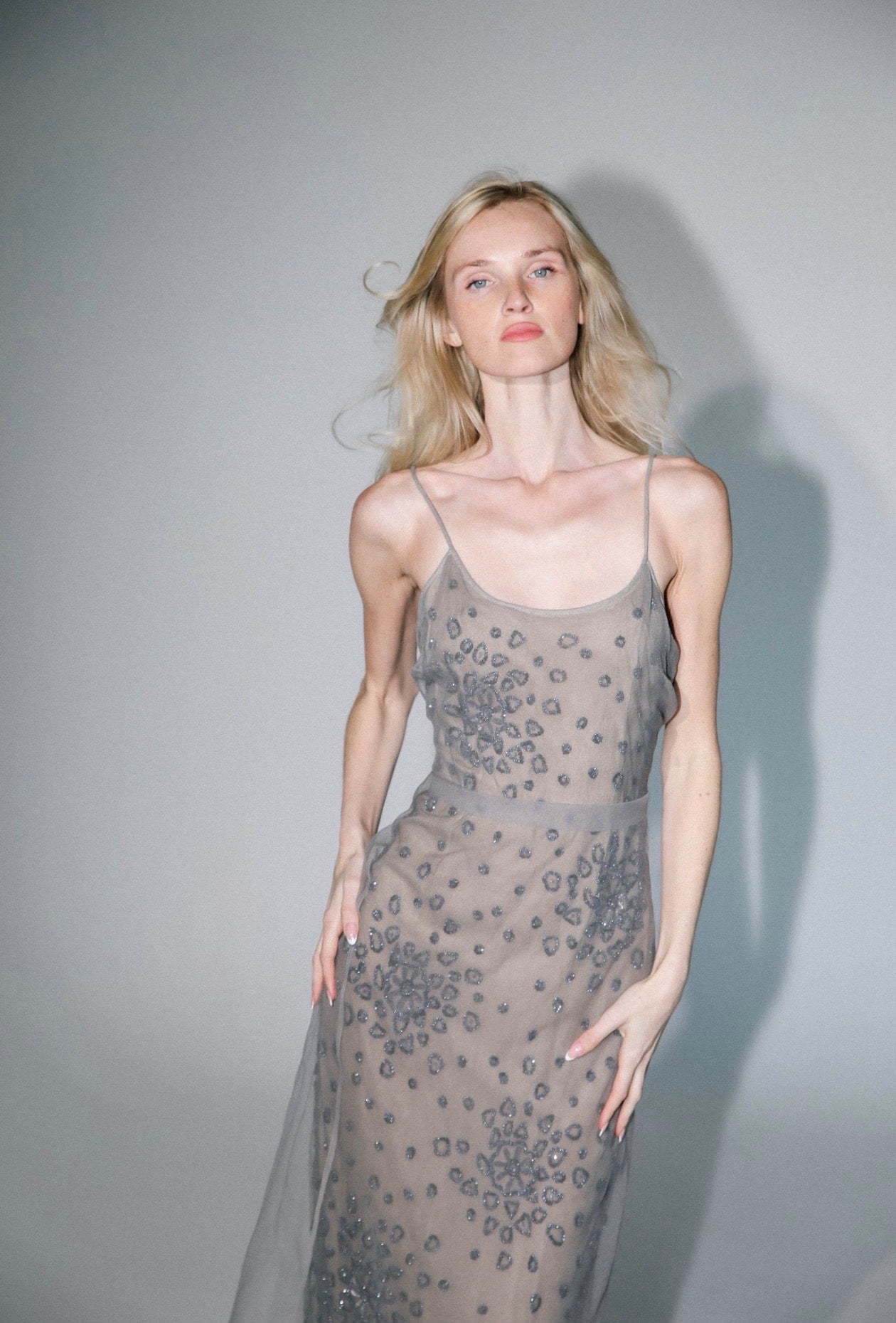 S/S 1999 runway beaded gown