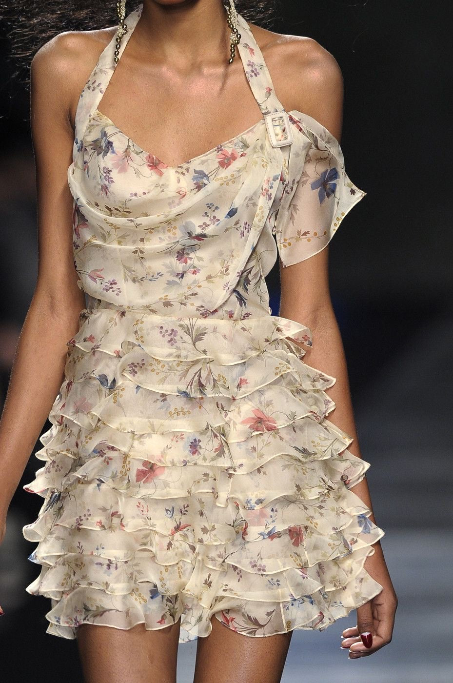 S/S 2010 silk halter dress
