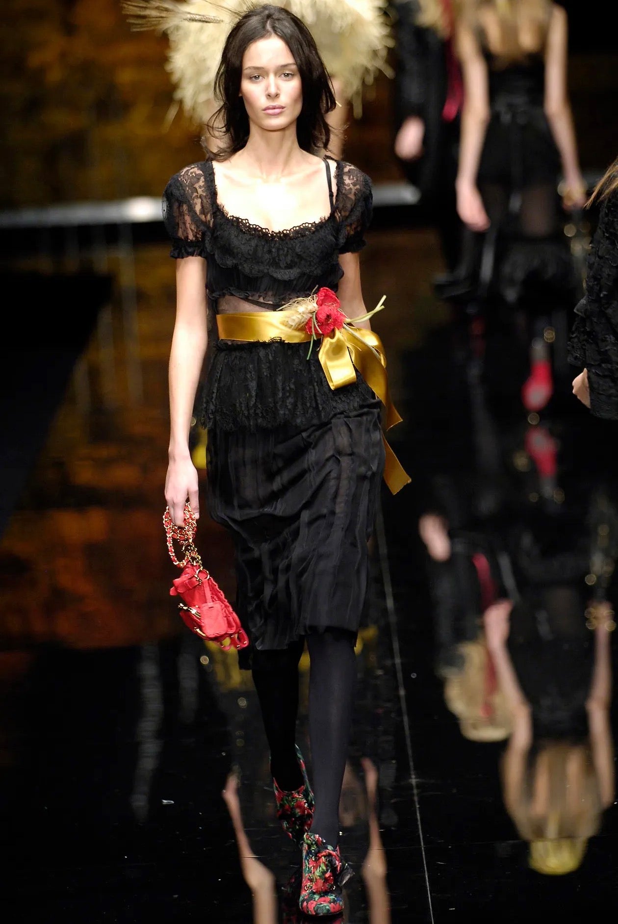 S/S 2006 runway black dress