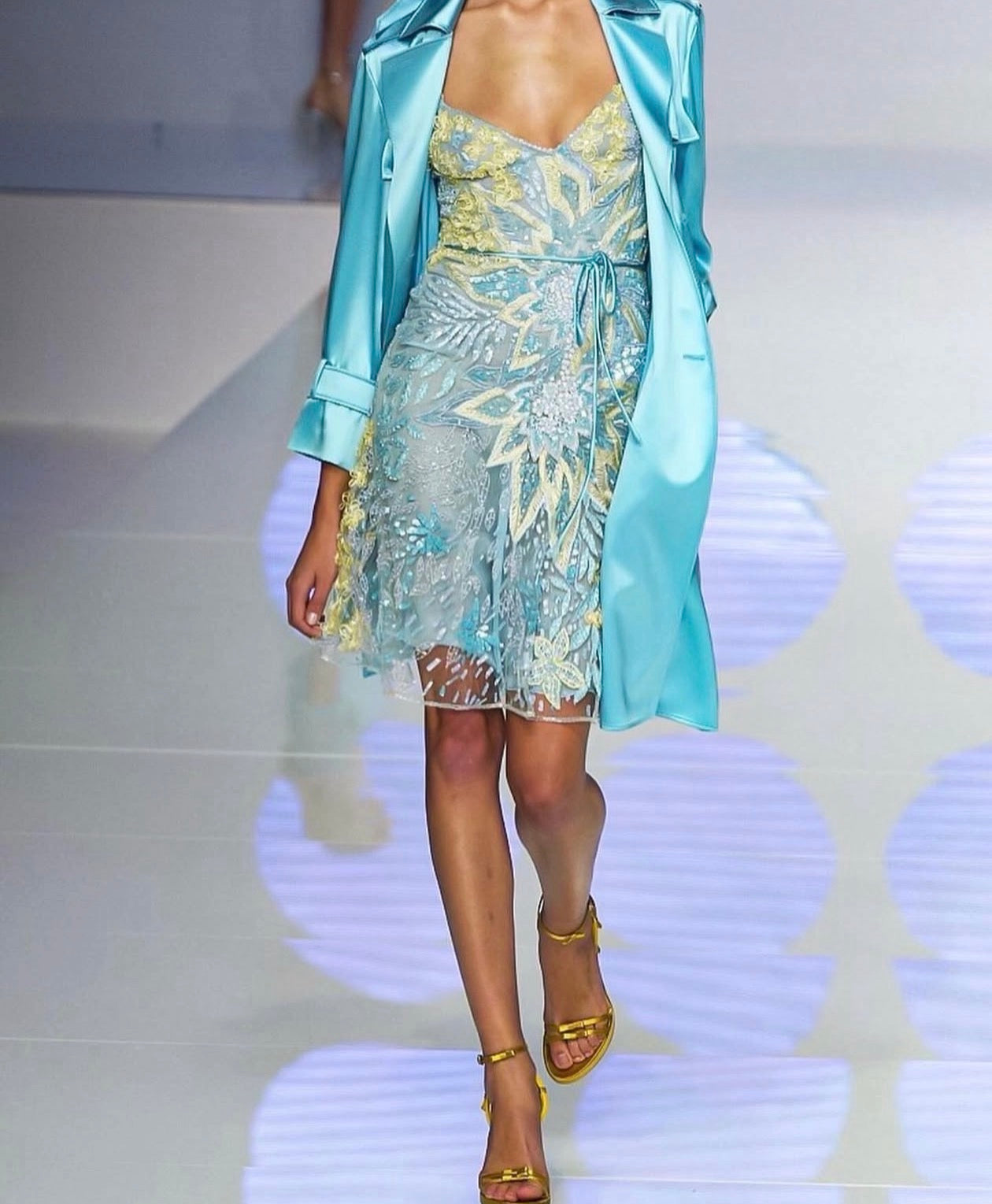 S/S 2004 runway embellished dress