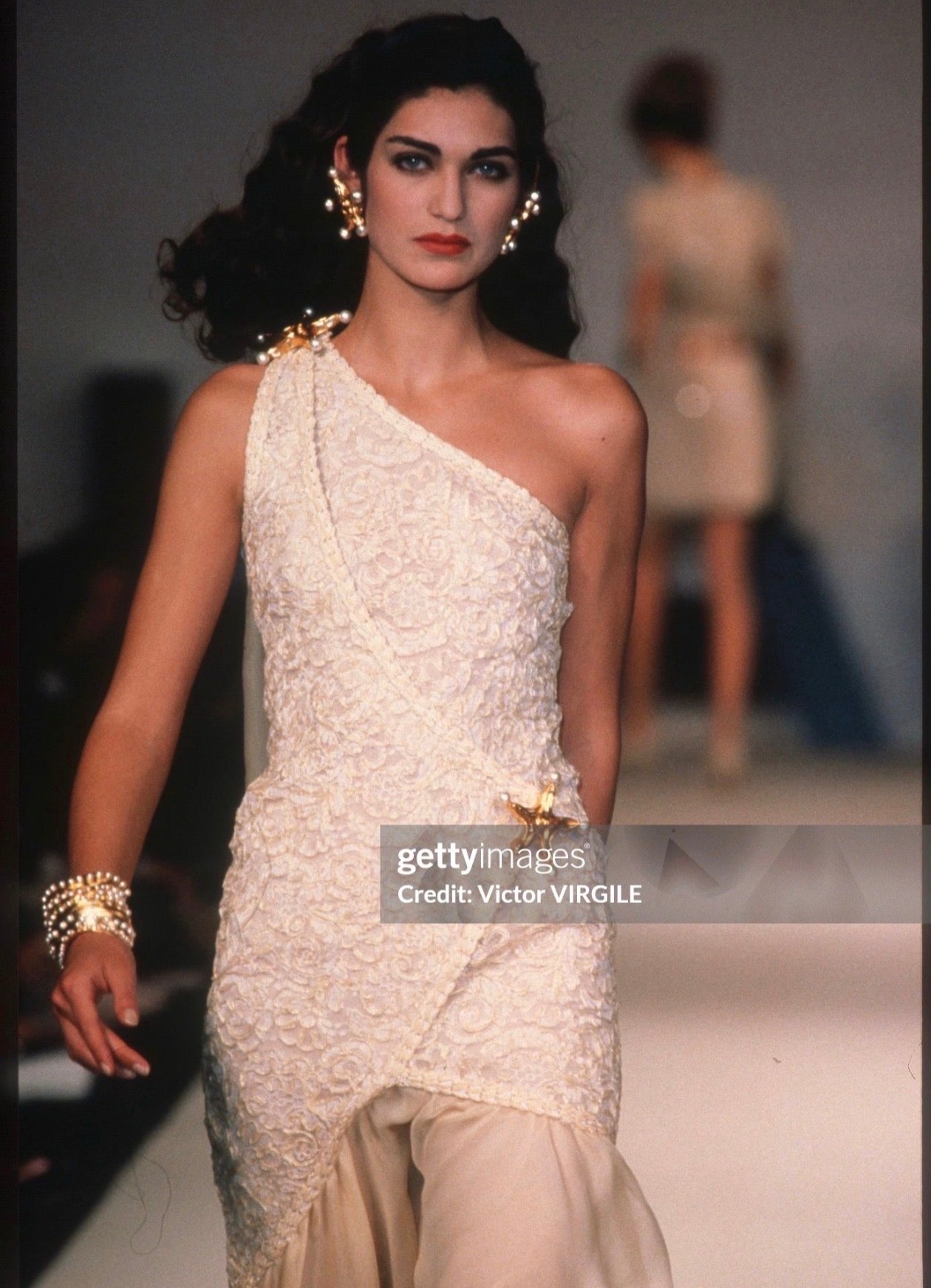 S/S 1990 collection lace dress
