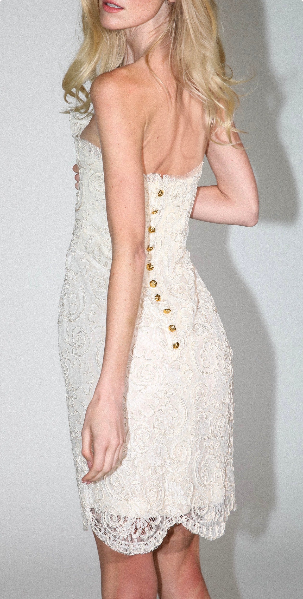 S/S 1990 collection lace dress