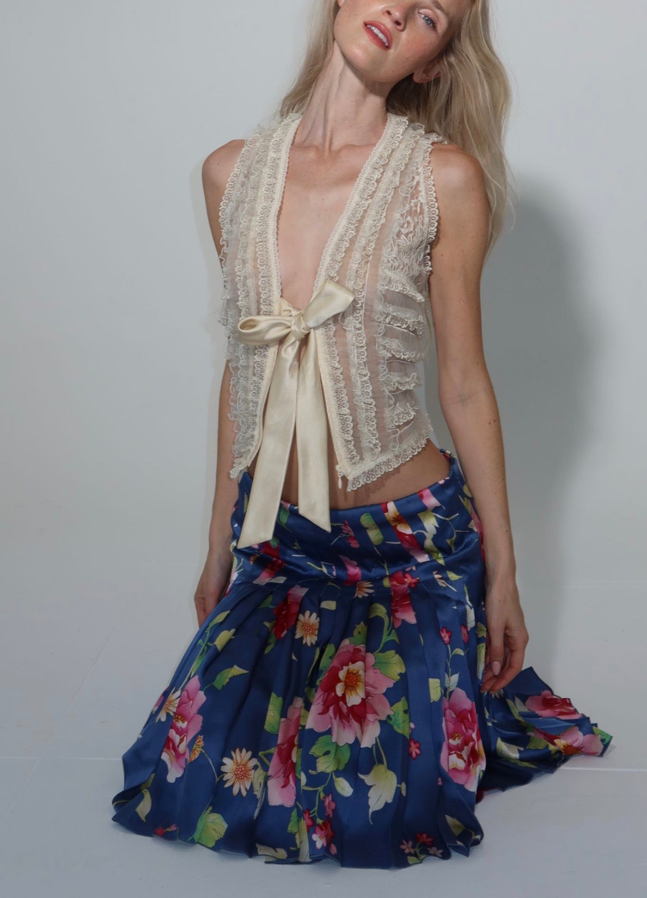 S/S 2006 runway floral skirt