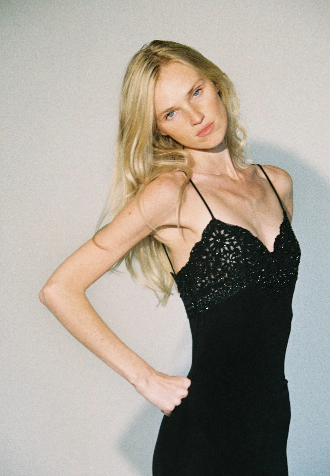 S/S 1998 runway beaded gown