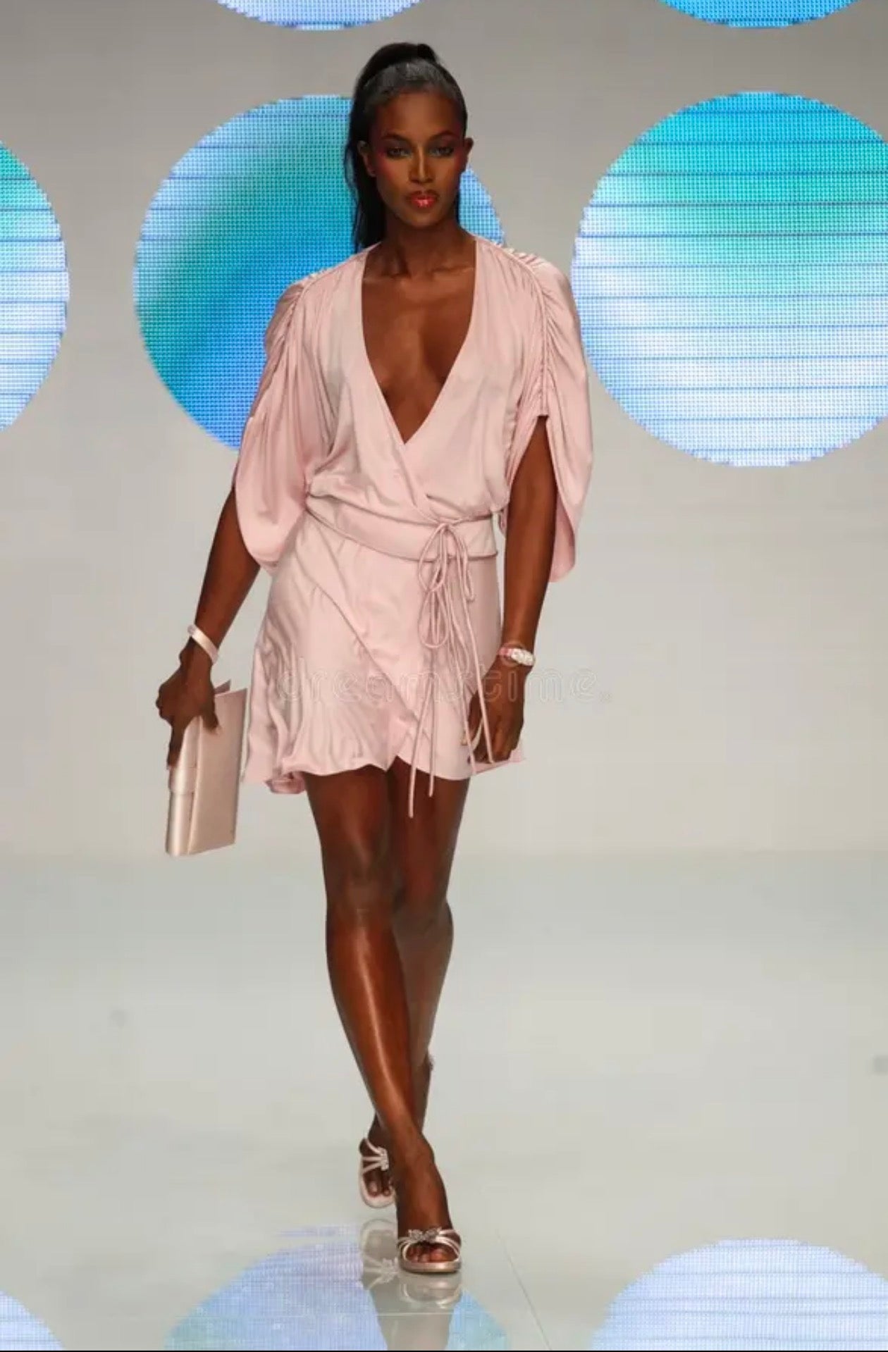 S/S 2004 runway silk dress